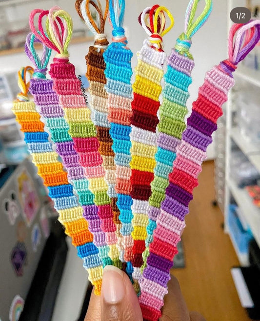 Thick Flip Flop Friendship Bracelets
