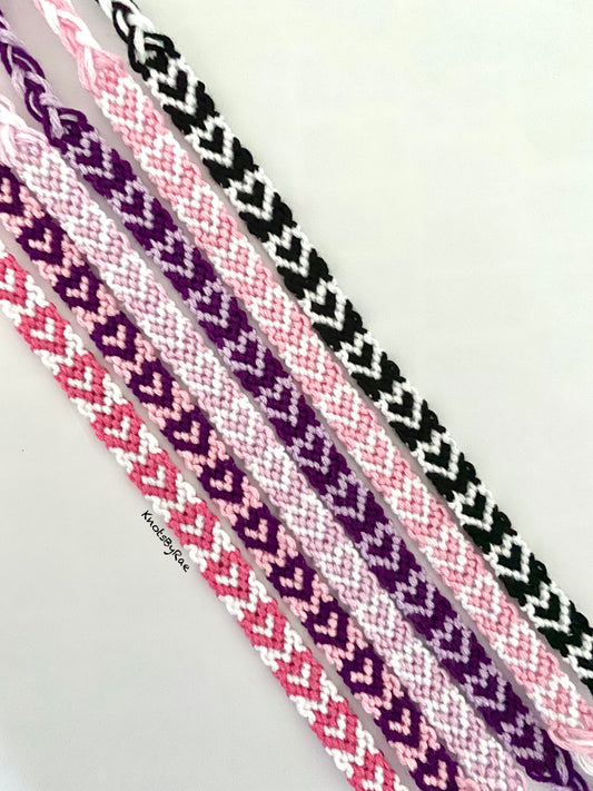 Custom Heart Friendship Bracelets