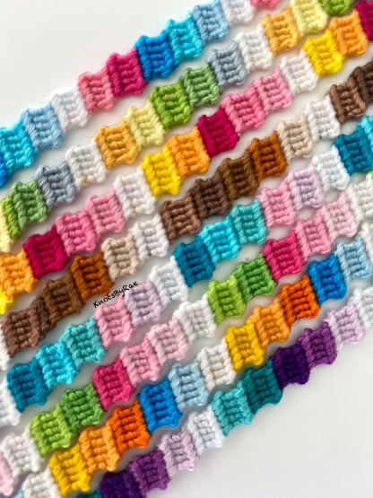 Thin Flip Flop Friendship Bracelets