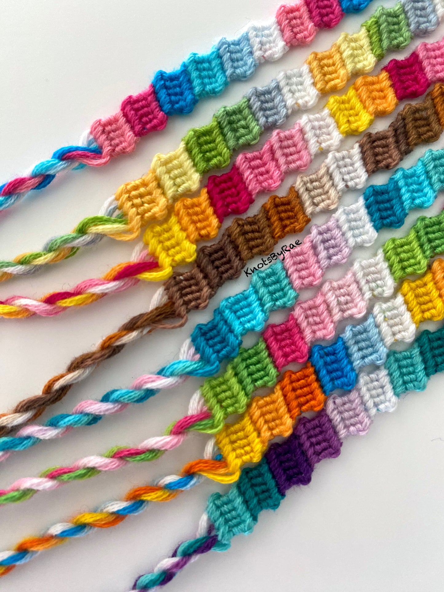 Thin Flip Flop Friendship Bracelets