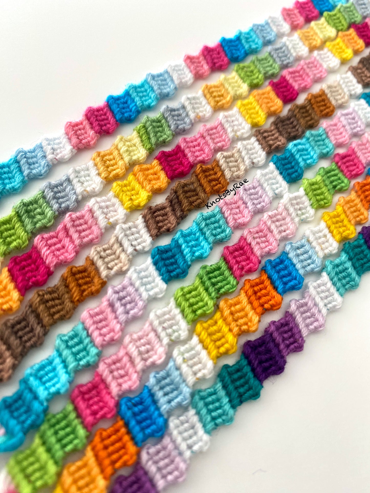 Thin Flip Flop Friendship Bracelets