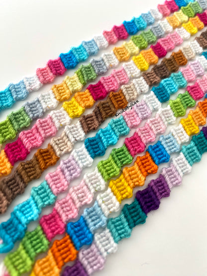 Thin Flip Flop Friendship Bracelets