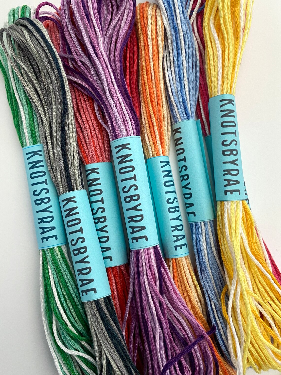 Tie Dye Embroidery Floss