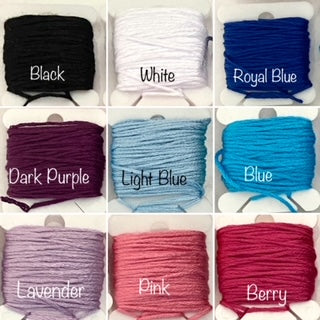 Custom Candy Stripe Friendship Bracelets, Colourful Woven String Bracelets