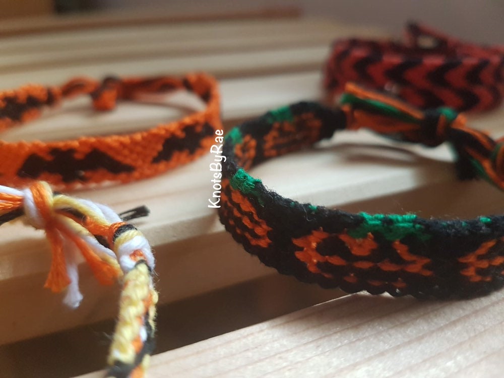 Halloween Friendship Bracelets (Made to Order)