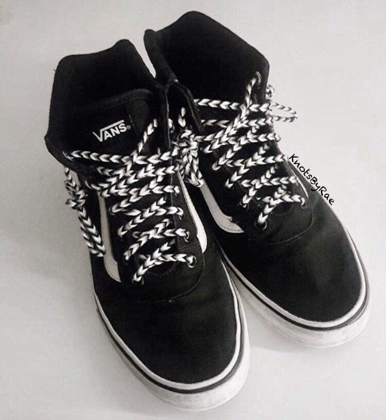 Custom Shoelaces Fishtail Braid