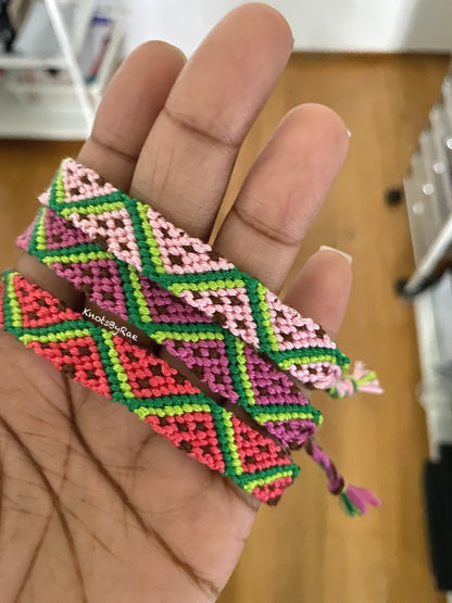 Watermelon Friendship Bracelets (Made to Order)