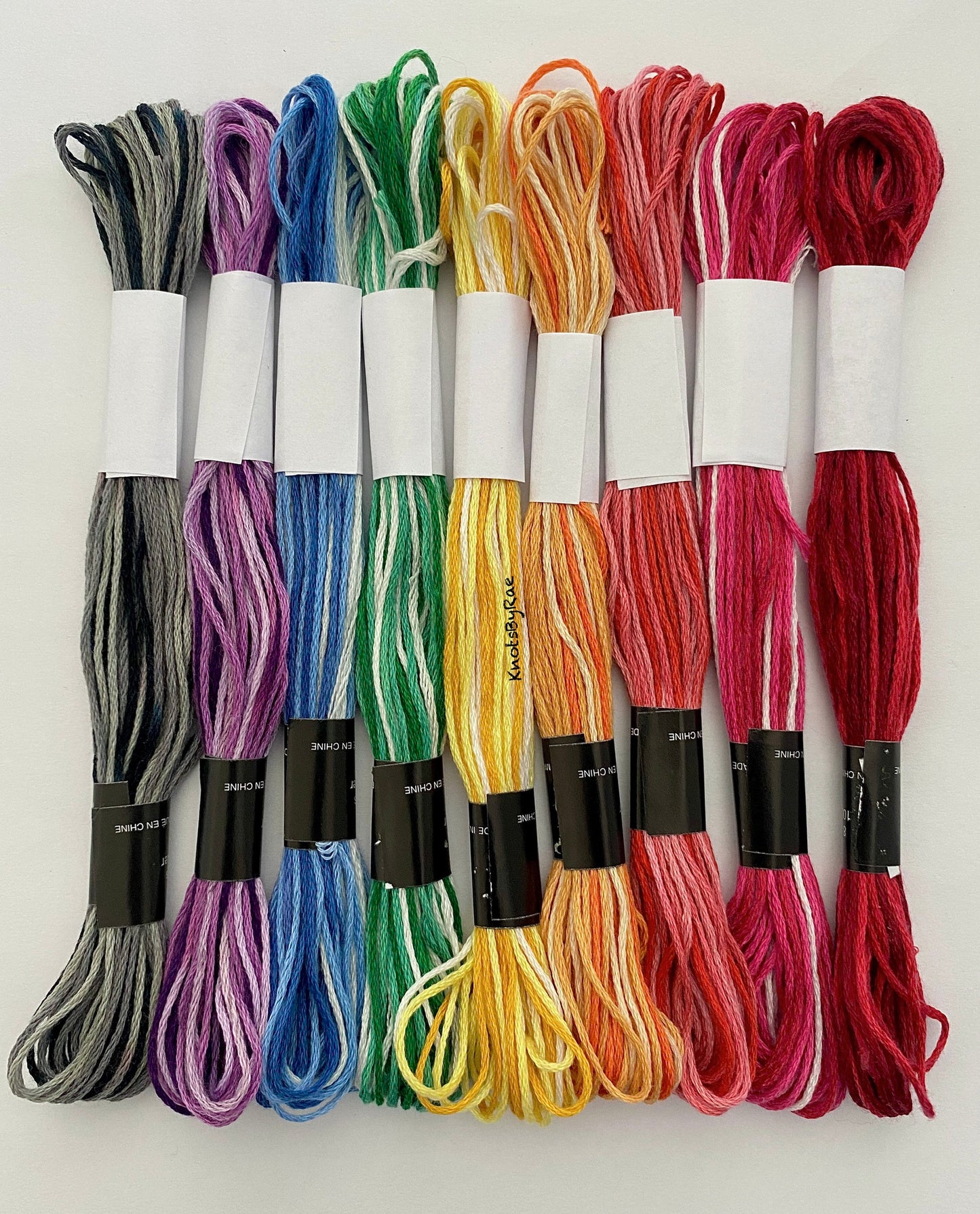 Tie Dye Embroidery Floss