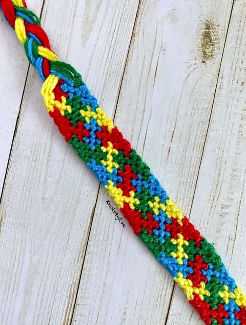Custom Puzzle Piece Friendship Bracelet