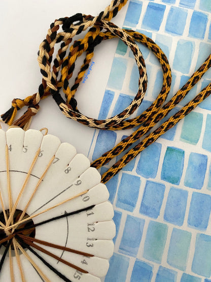 Kumihimo Leopard/Cheetah Print Friendship Bracelets (Made to Order)