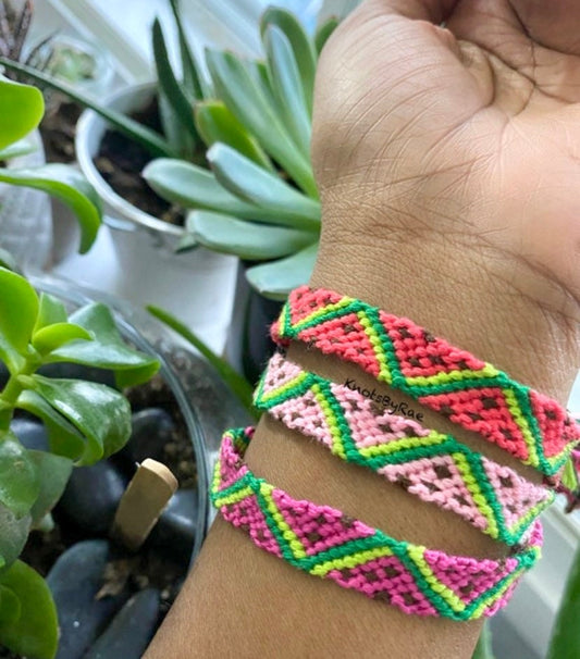 Watermelon Friendship Bracelets (Made to Order)