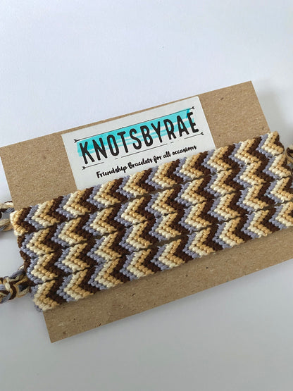 Custom Chevron Stripe Anklets