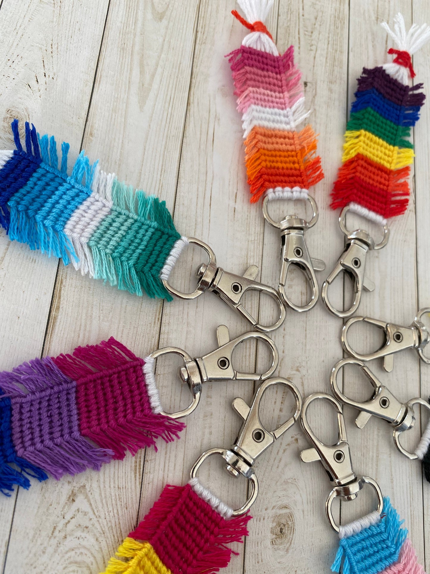 LGBTQ Pride Flag Keychains (Made to Order)