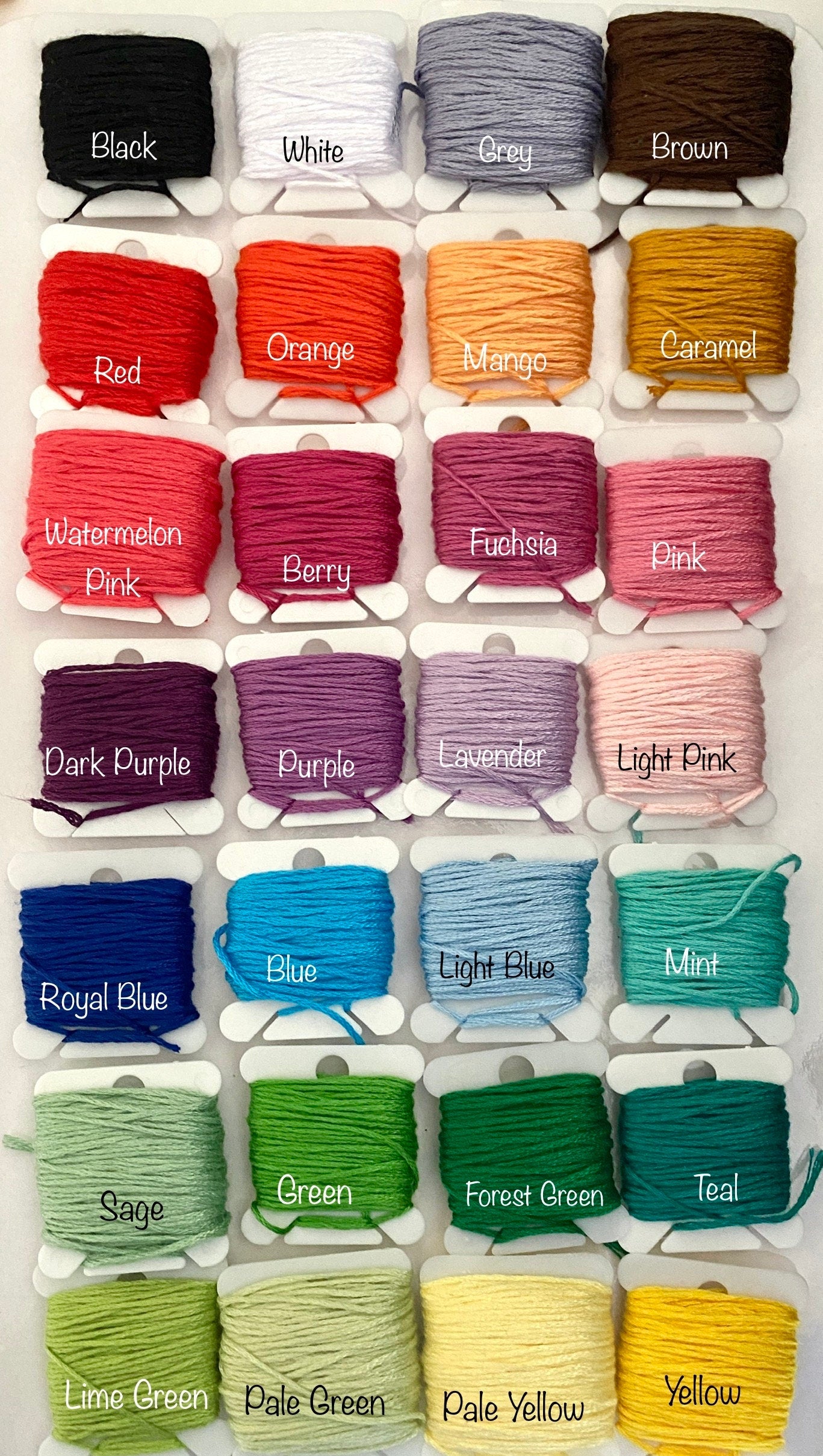 Solid Colour Friendship Bracelets (Made to Order)